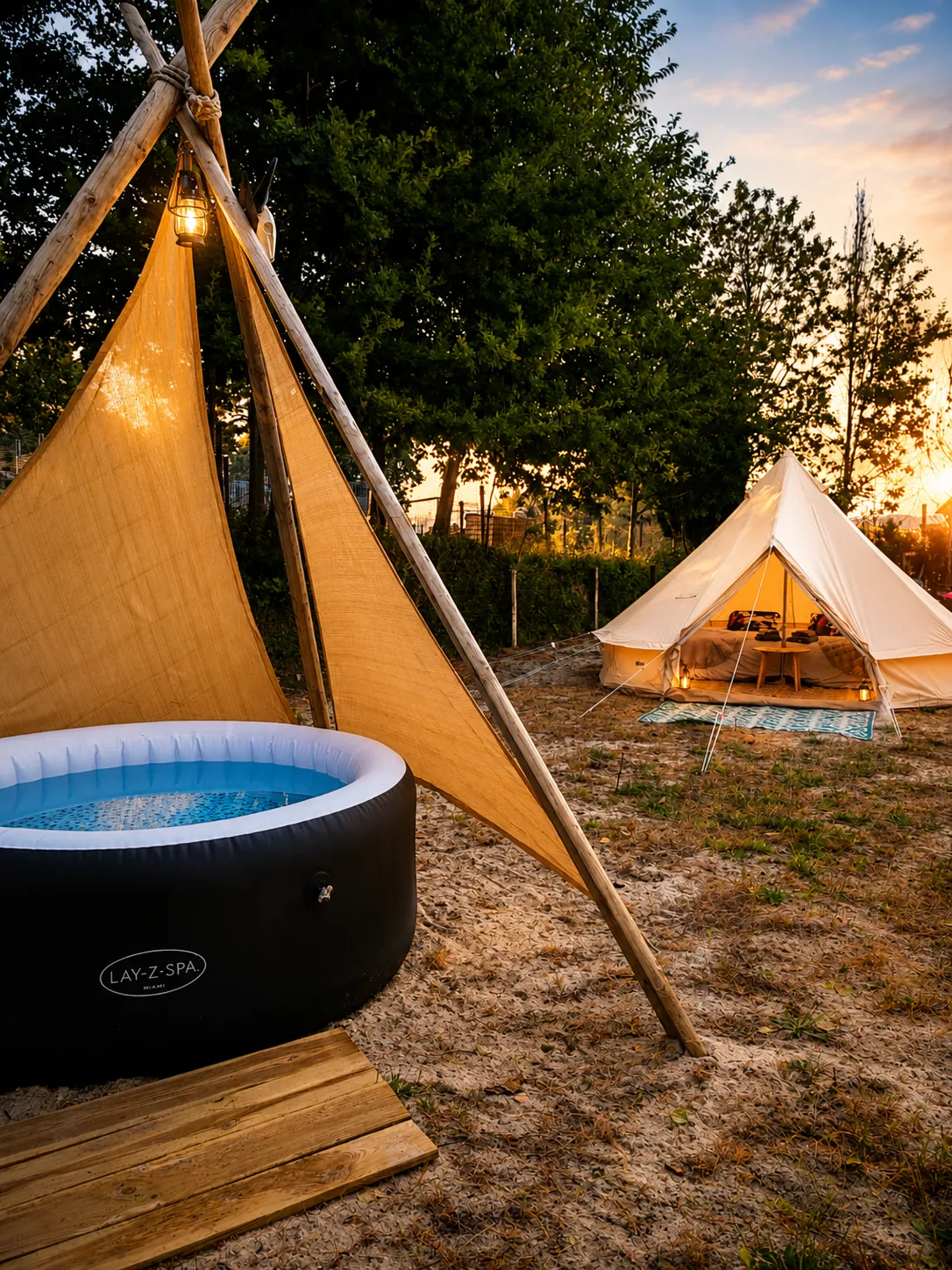 Camp des tipis du Ranch Normand (tipi), Les Cresnays