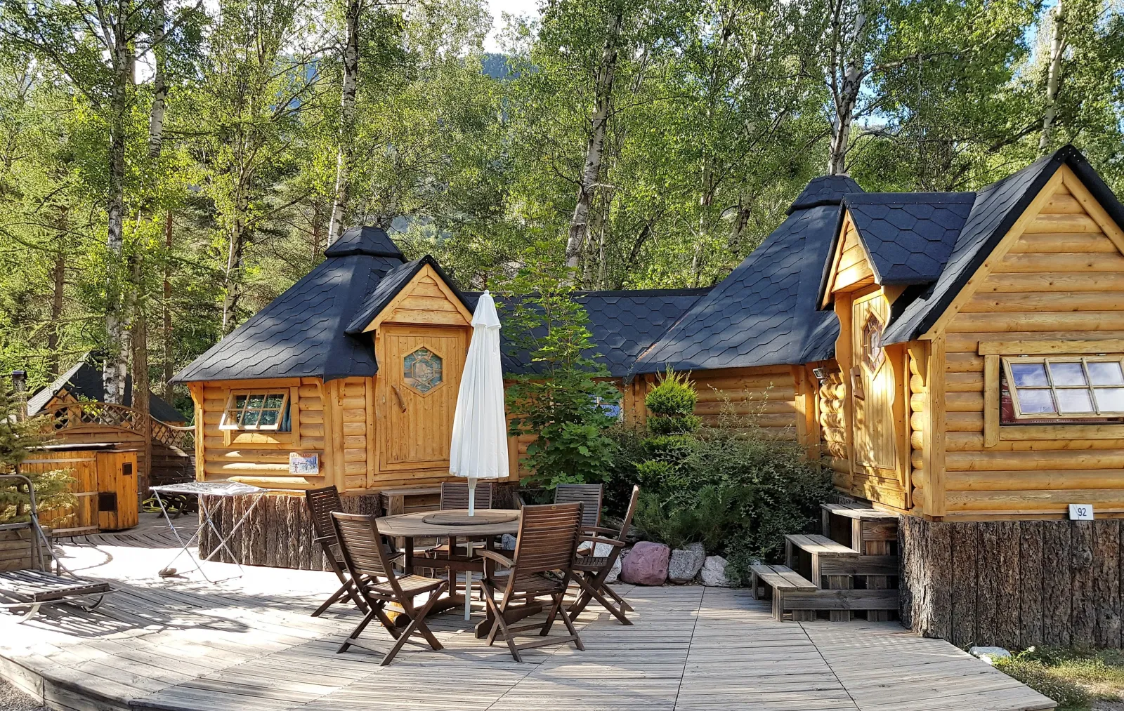 Kota Finlande et bain nordique (kota), Saint-Martin-de-Queyrières