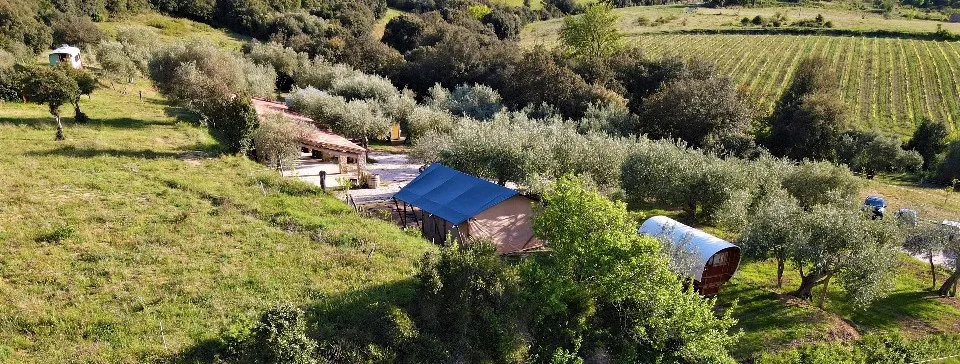 Le Camping de Cucugnan (yourte traditionnelle), Cucugnan