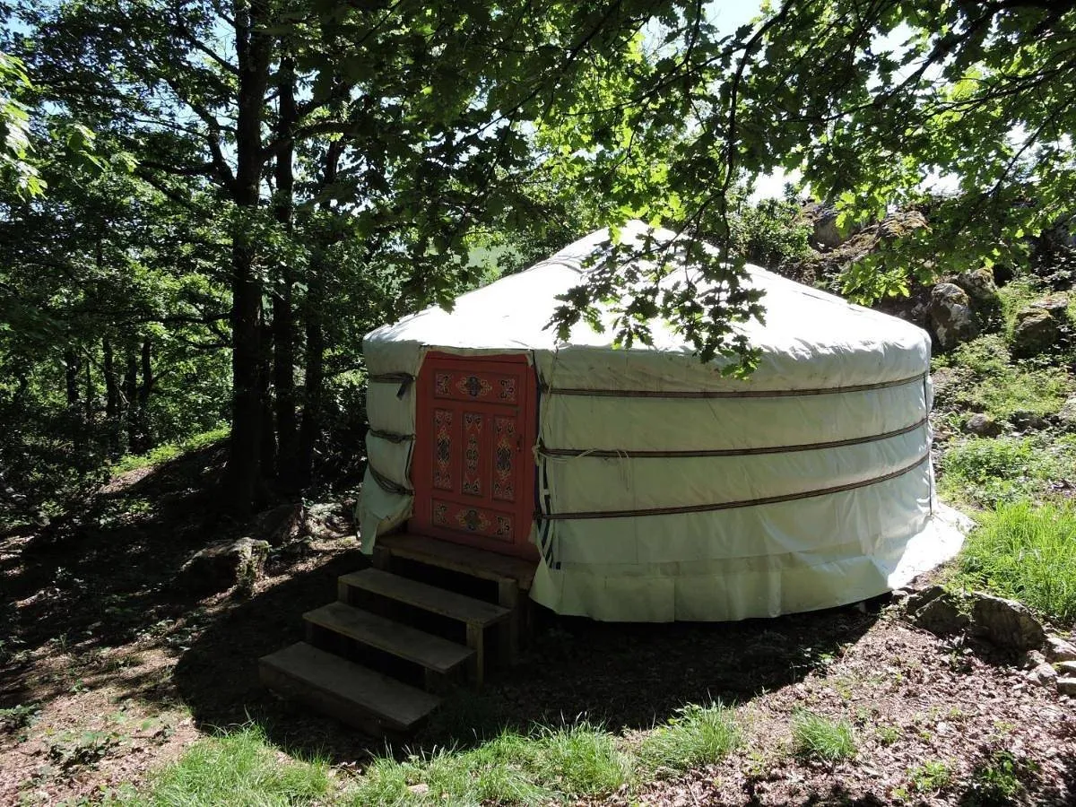 Petite yourte de Mont-Roc (yourte contemporaine), Mont-Roc