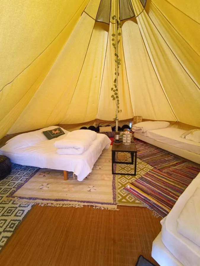 Tipi coloré de la Ferme à la plage (tipi), Le Porge