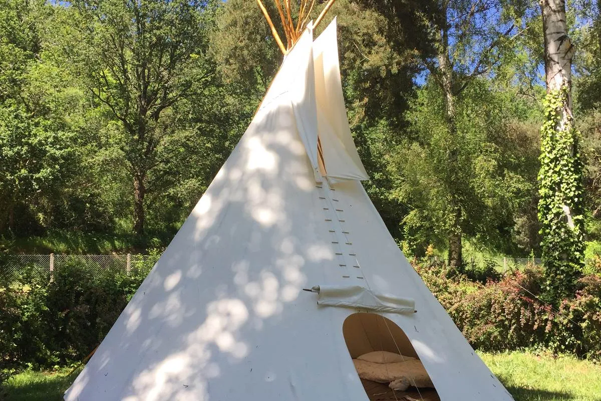 Tipi de l'Éco-camping L'Alternatif, Huriel : image 2