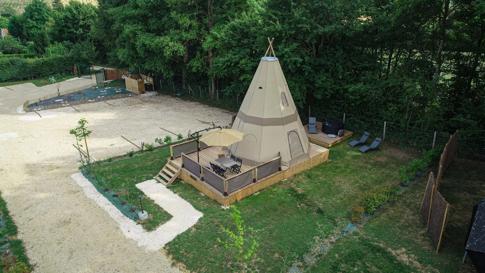 Tipi de L'Orée des 4 chemins (tipi), Fontenoy