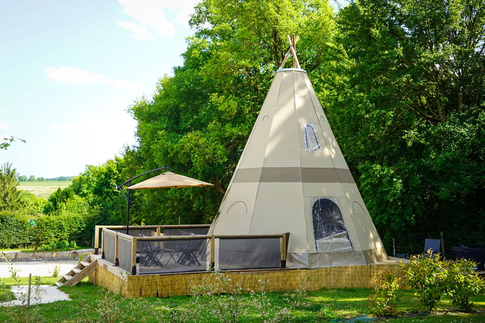 Tipi de L'Orée des 4 chemins, Fontenoy : image 2