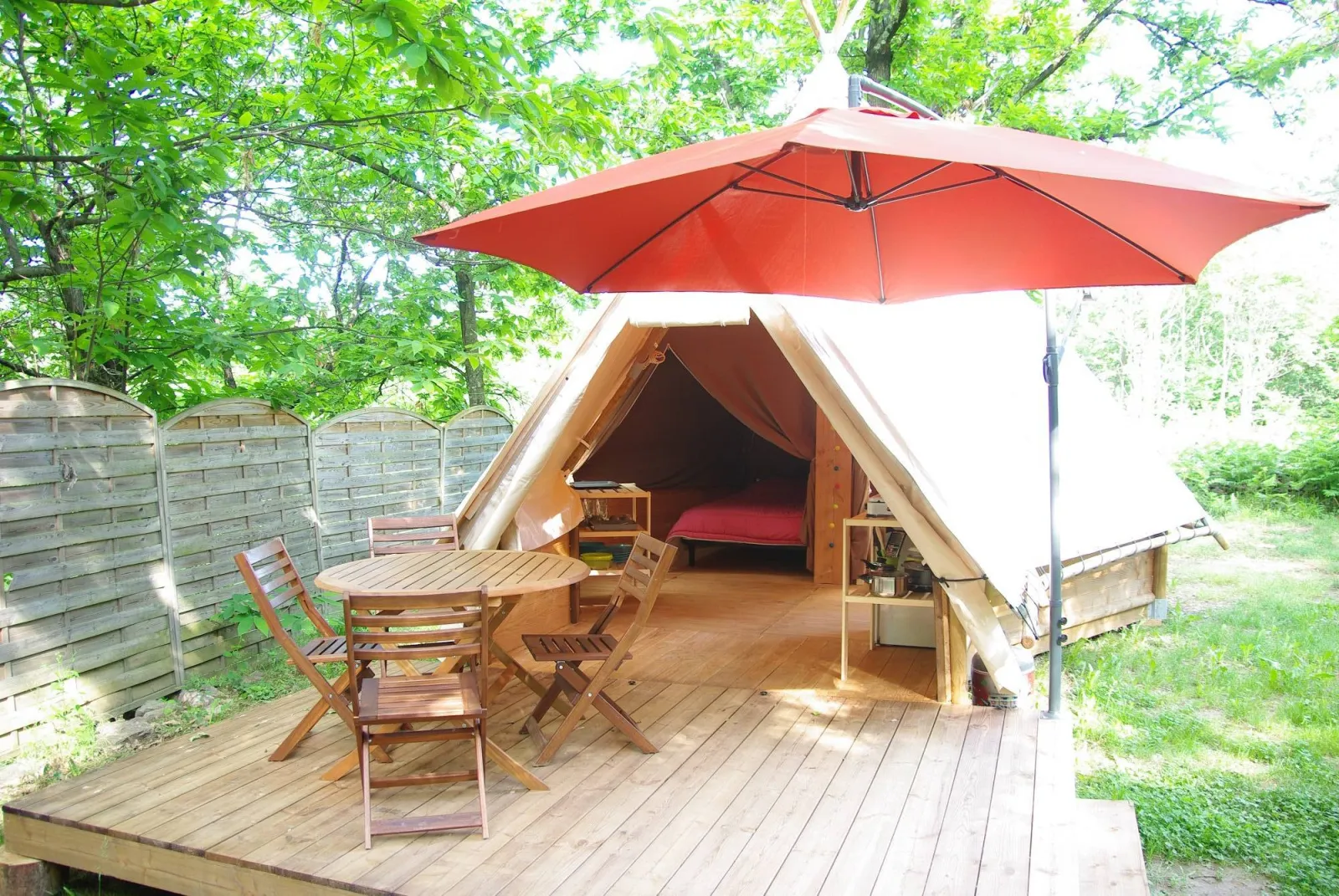Tipi de la Châtaigneraie, Gravières : image 2
