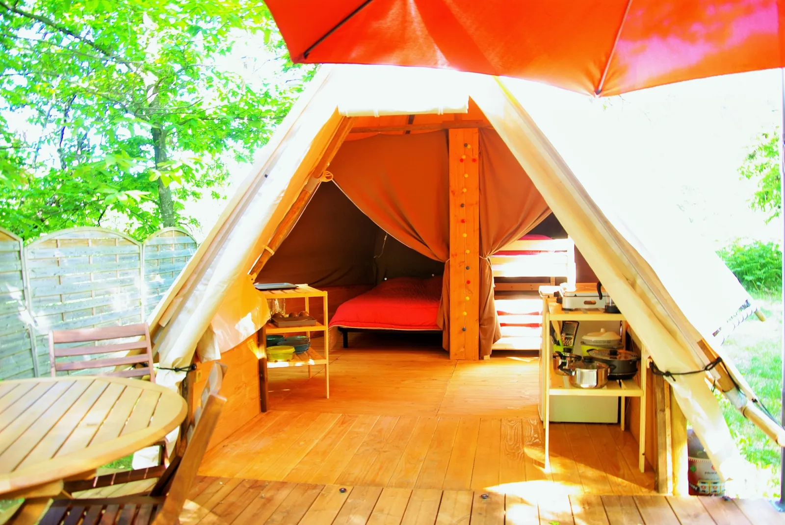 Tipi de la Châtaigneraie, Gravières : image 4