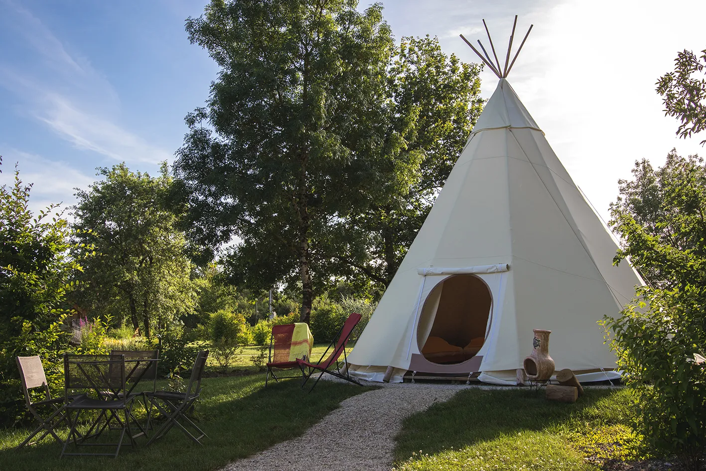 Tipi famille de l'Escale des Châteaux, Angé : image 2