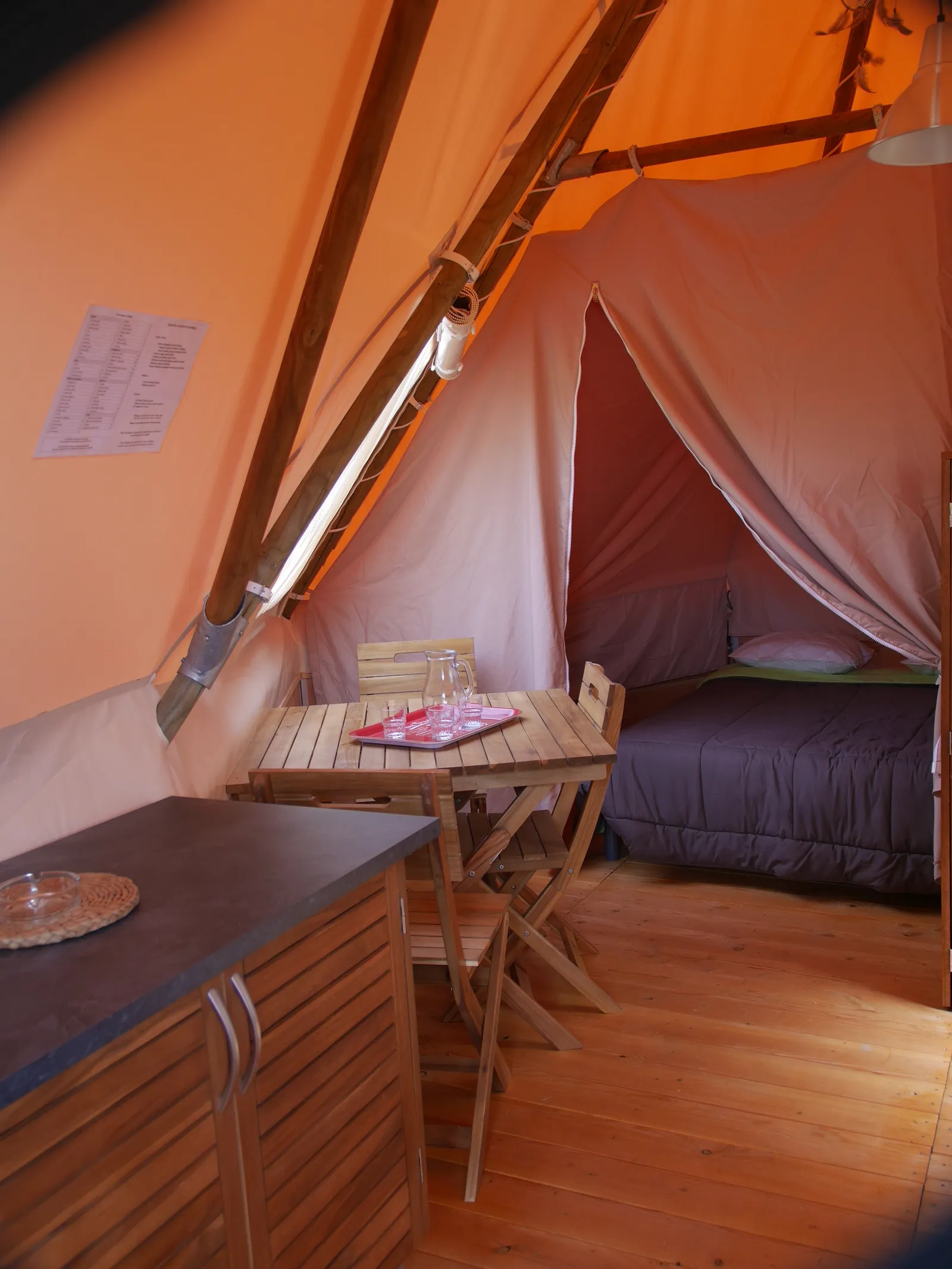 Tipi Maya du Camping de la Gères, Surgères : image 2