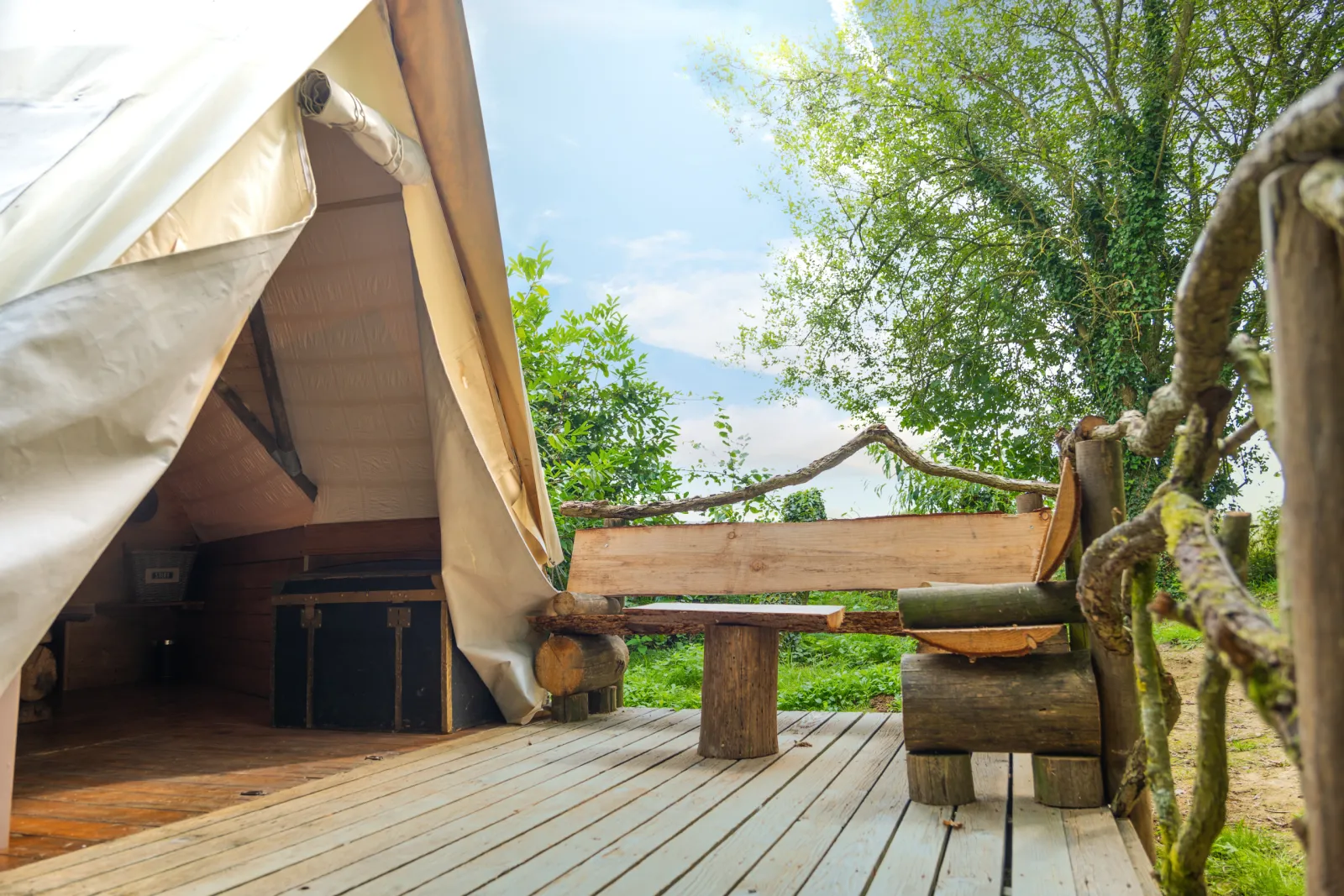 Tipi Trappeur famille, Caumont-sur-Aure : image 5