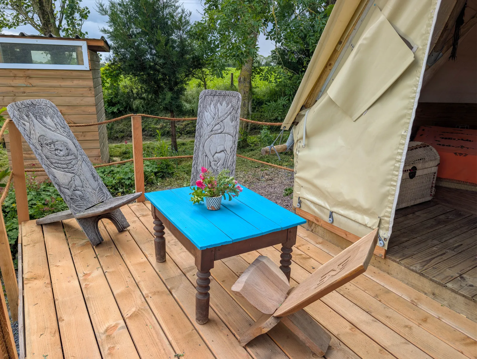 Tipi Trappeur trois places, Caumont-sur-Aure : image 4