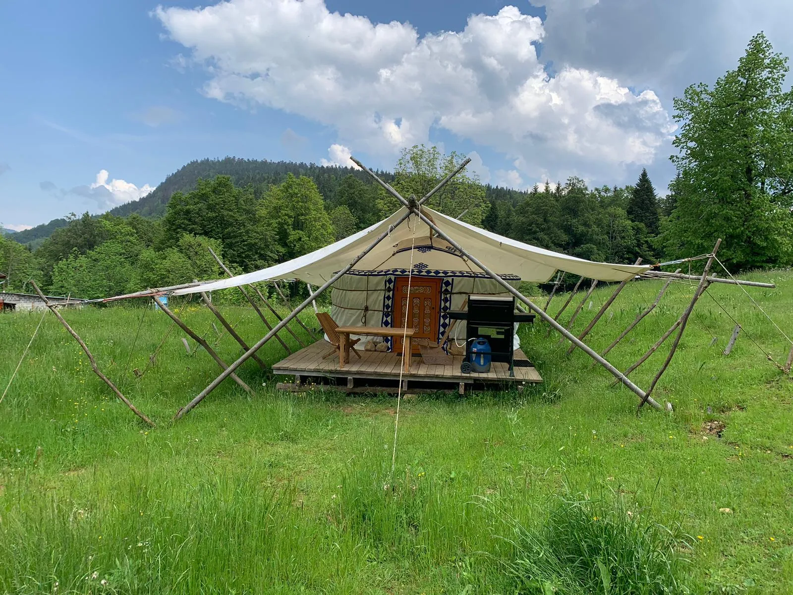 Yourte Altaï d'Esprit du Nord (yourte traditionnelle), Vassieux-en-Vercors