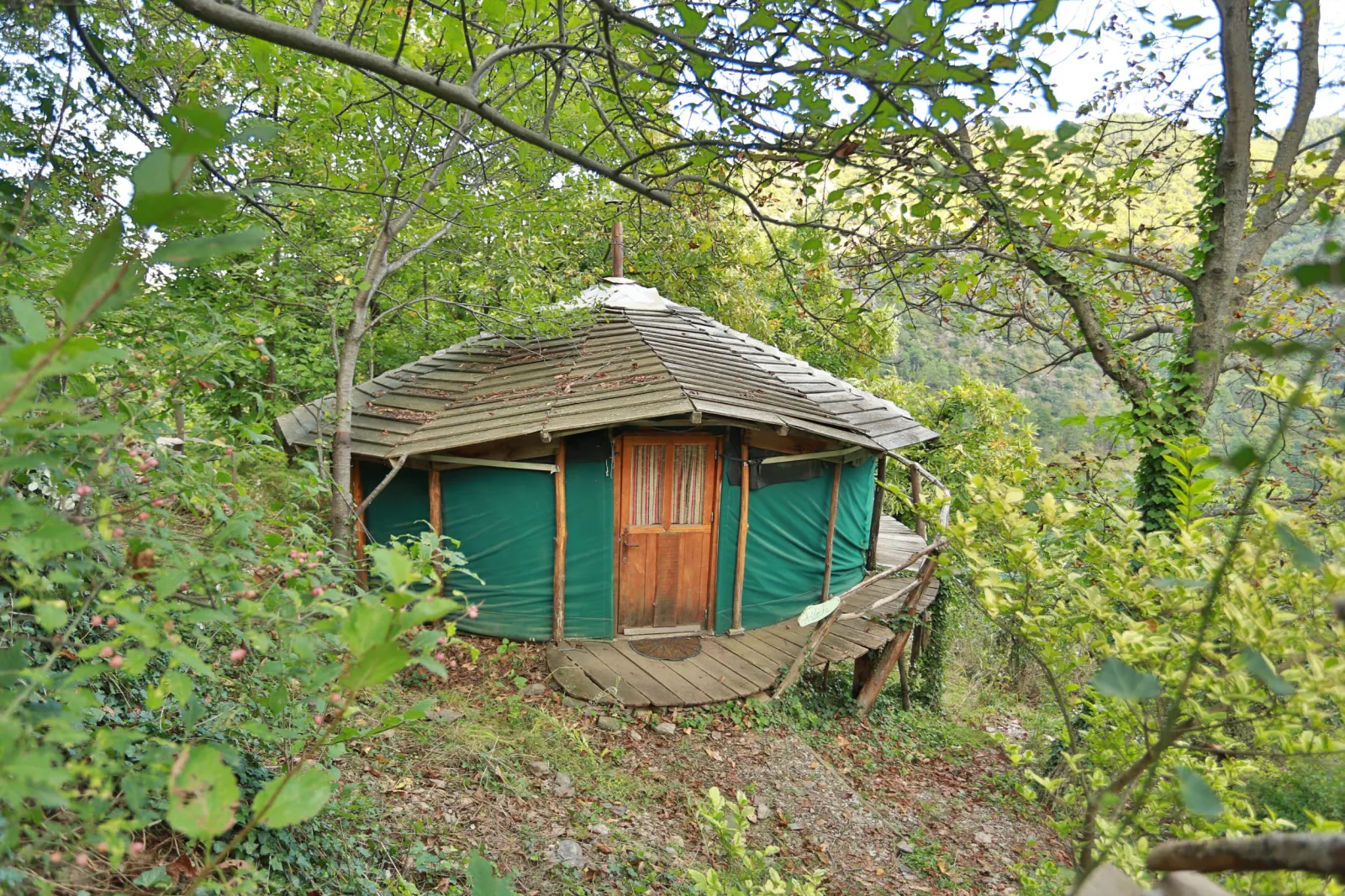Yourte Ardèche des Masades (yourte contemporaine), Malons-et-Elze