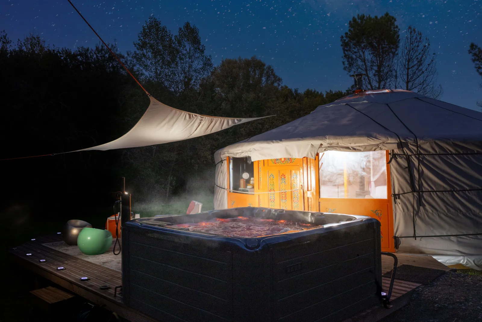 Yourte Bohemian chic & Spa, Marcenais : image 3
