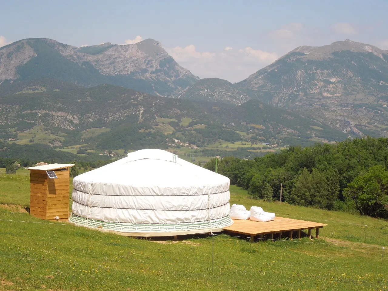Yourte Drôme Esprit Nature, Le Poët-Célard : image 5