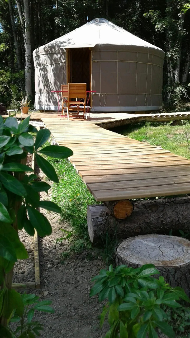 Yourte et Verdure, Treignat : image 3