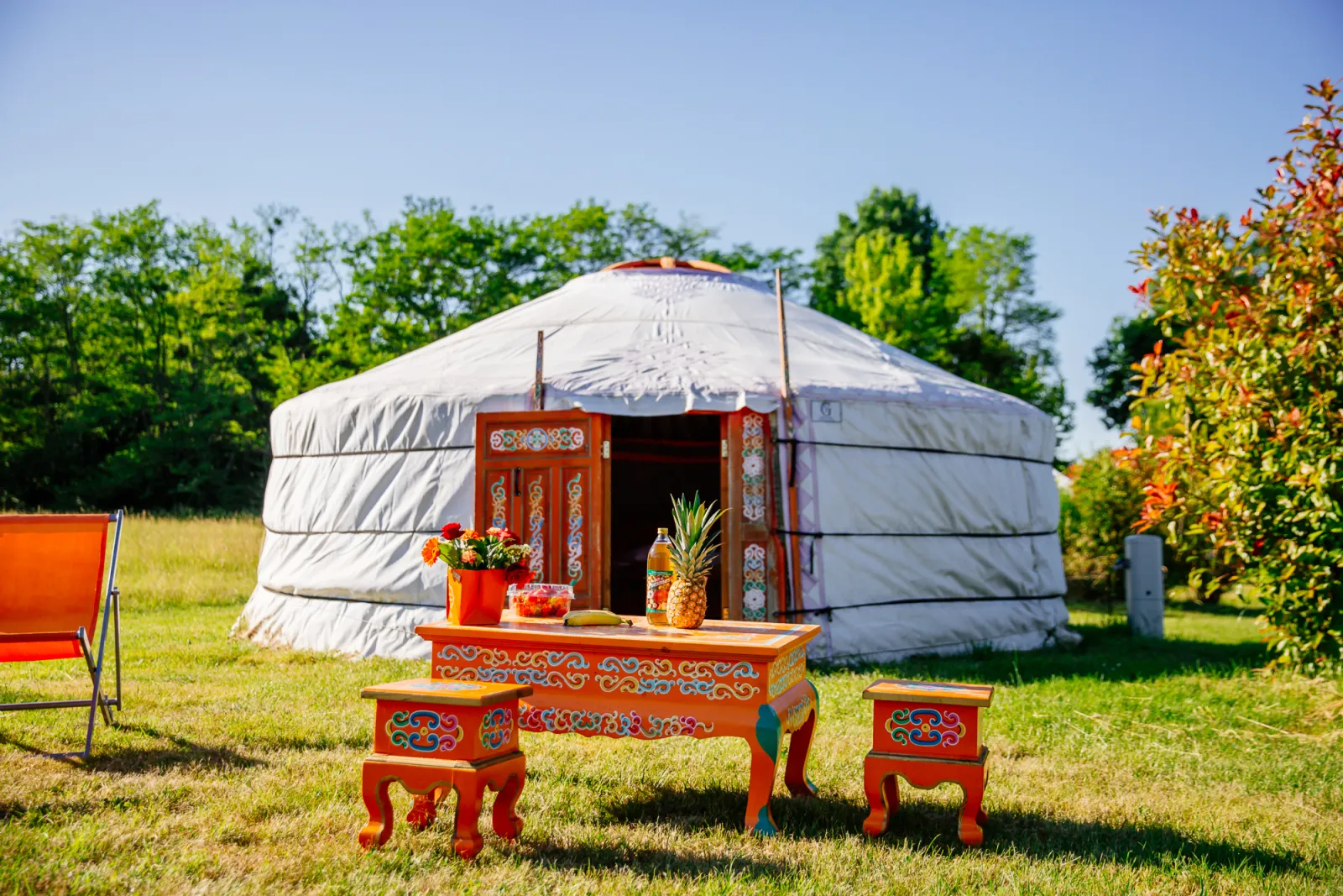 Yourte mongole d'Ecôtelia (yourte traditionnelle), Le Nizan