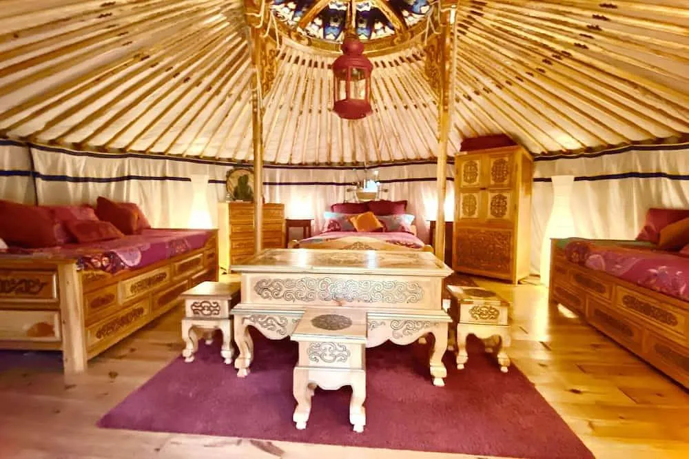 Yourte mongole des Hautes-Chaumes (yourte traditionnelle), Saint-Anthème