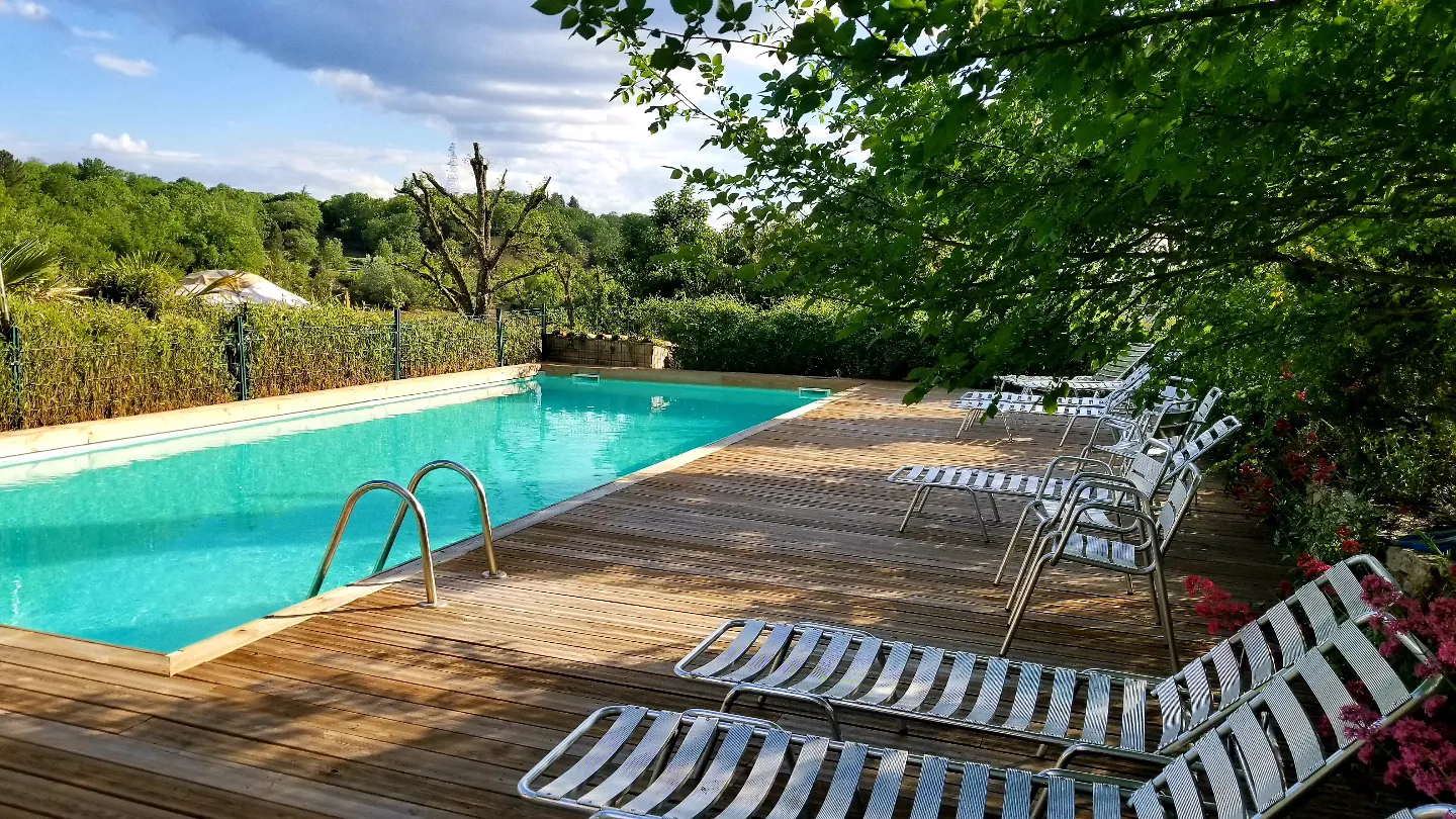 Yourte mongole du Natura Lodge (yourte traditionnelle), Barjac