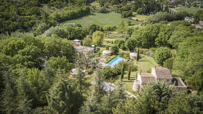Yourte mongole du Natura Lodge, Barjac : image 2