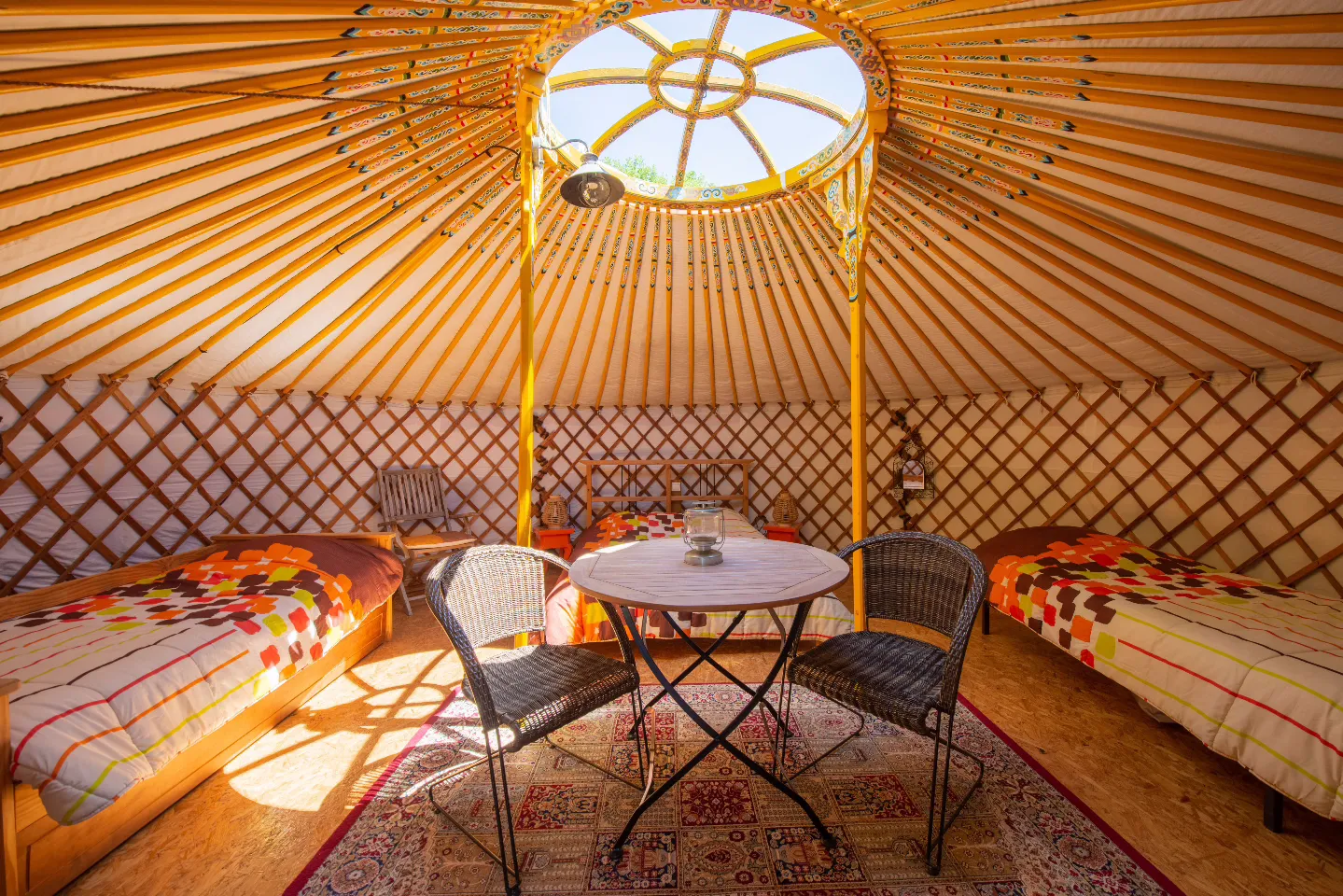 Yourte mongole du Natura Lodge, Barjac : image 4