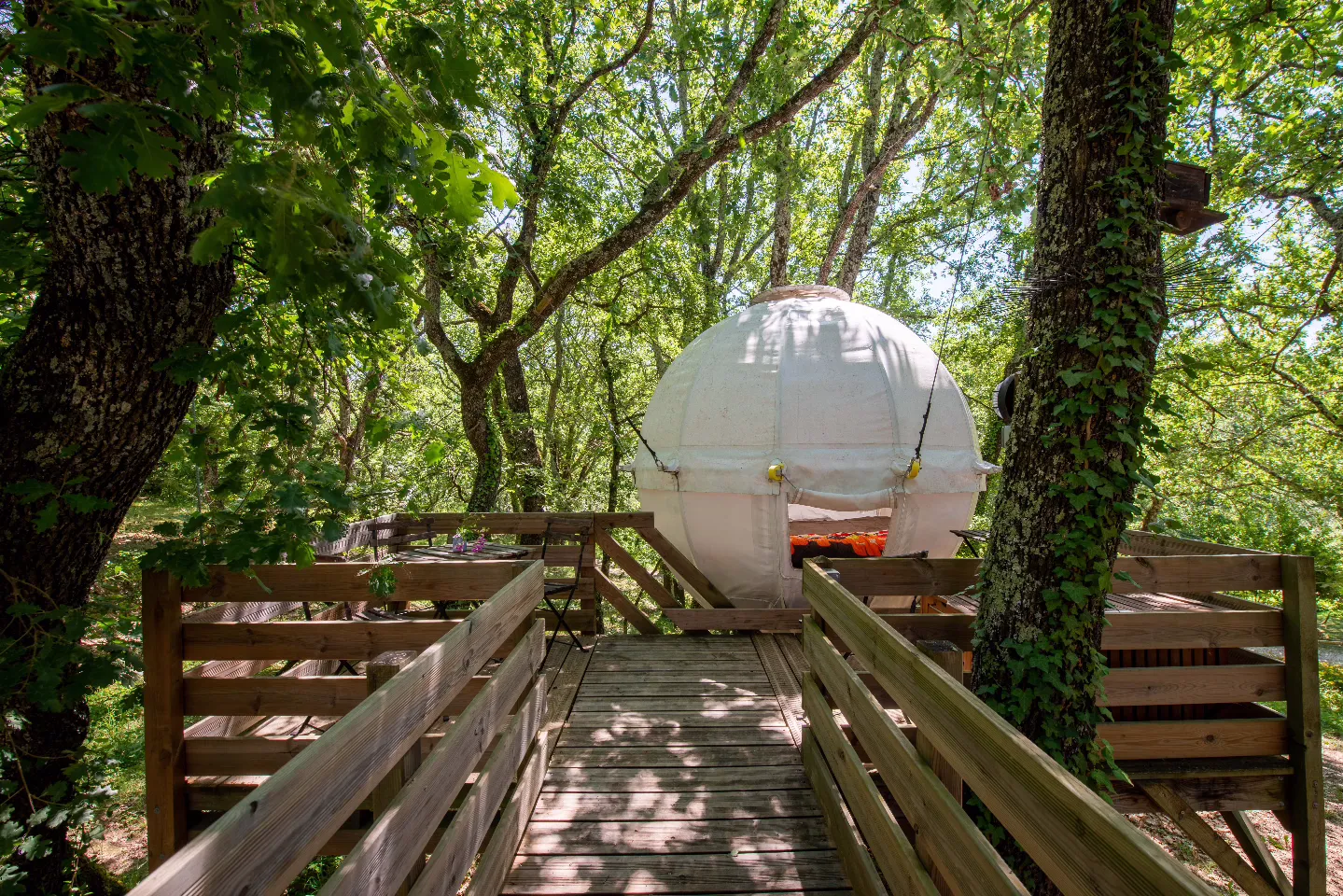 Yourte mongole du Natura Lodge, Barjac : image 5