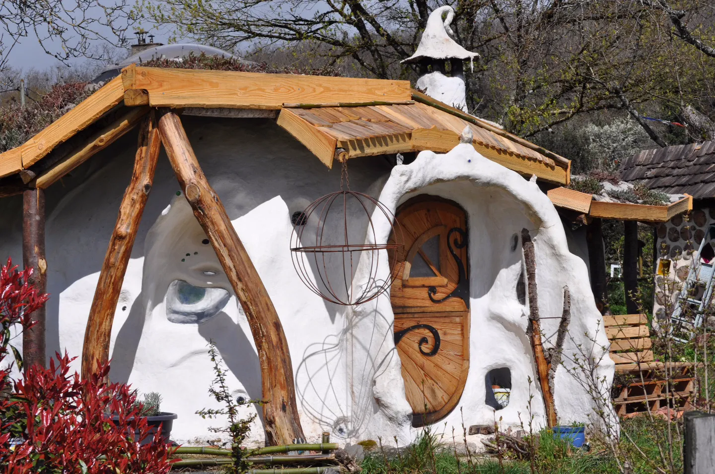 Yourte nature de la Petite tanière de loups (yourte contemporaine), La Tagnière