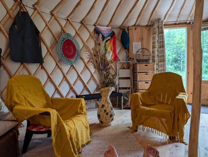 Yourte naturiste à la Couliche, Cestayrols : image 4