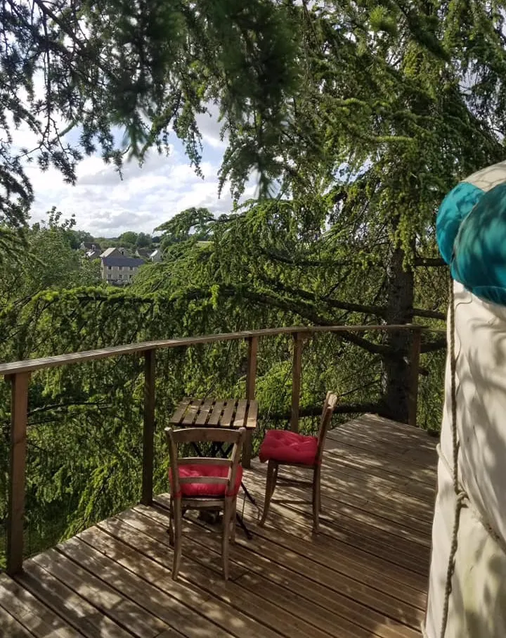 La Yourte perchée, Avon-les-Roches : image 3
