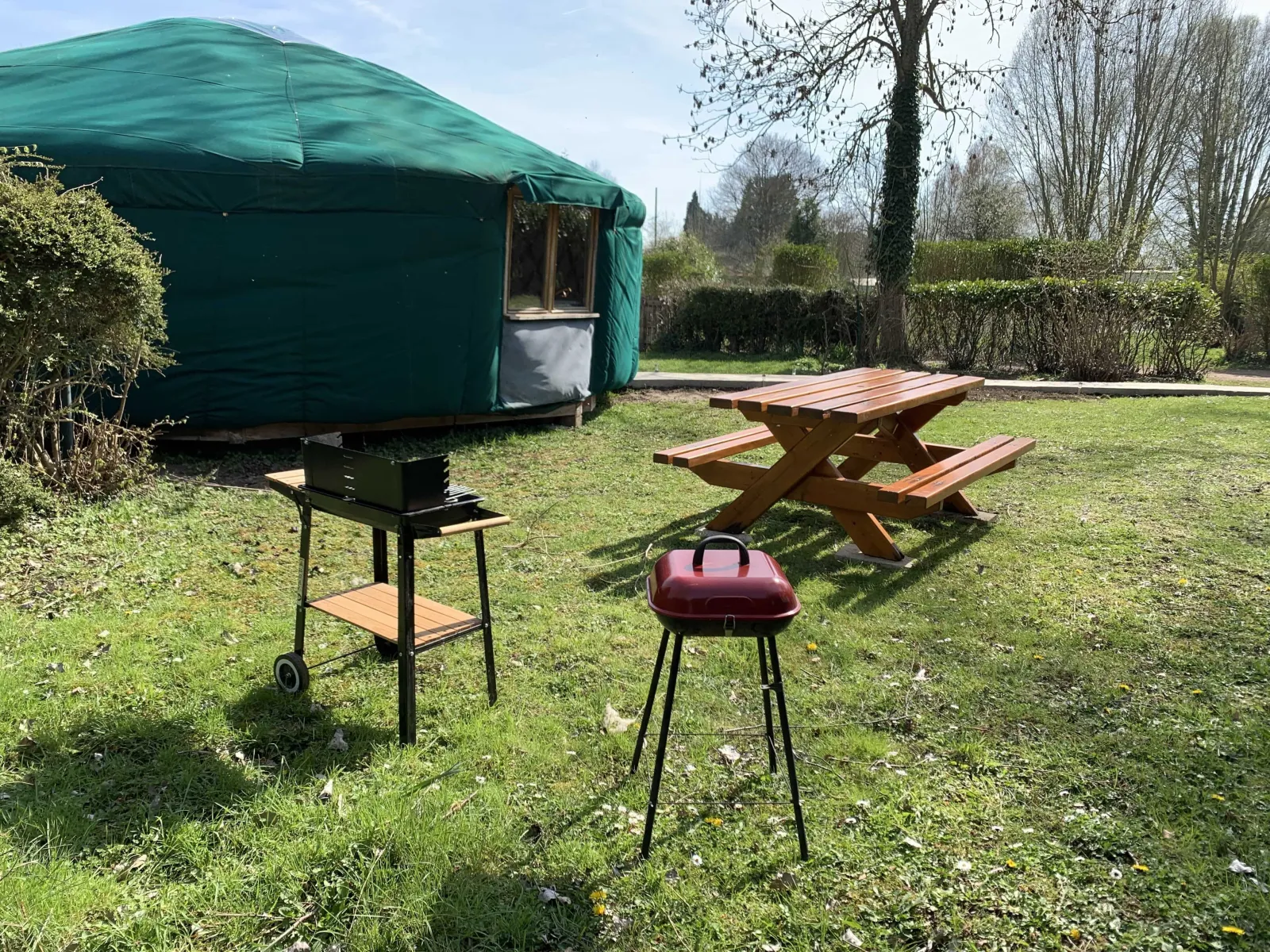 Yourte Tribu d'Ecoland (yourte contemporaine), Palluel