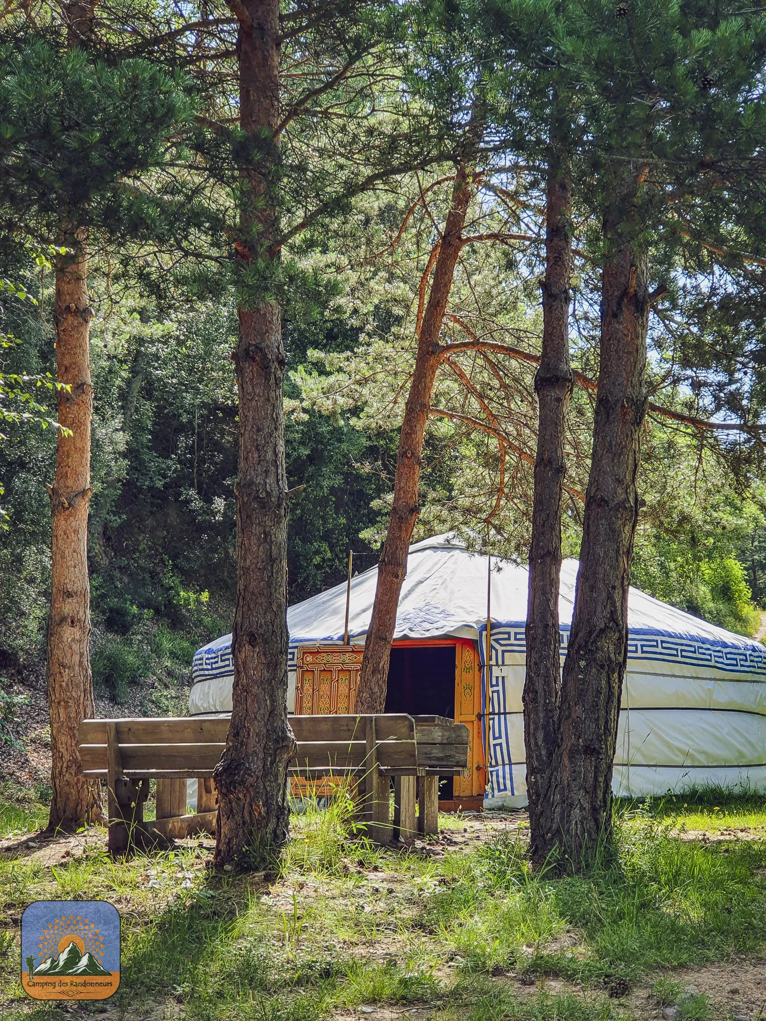 Yourte XL des randonneurs (yourte traditionnelle), Fenouillet