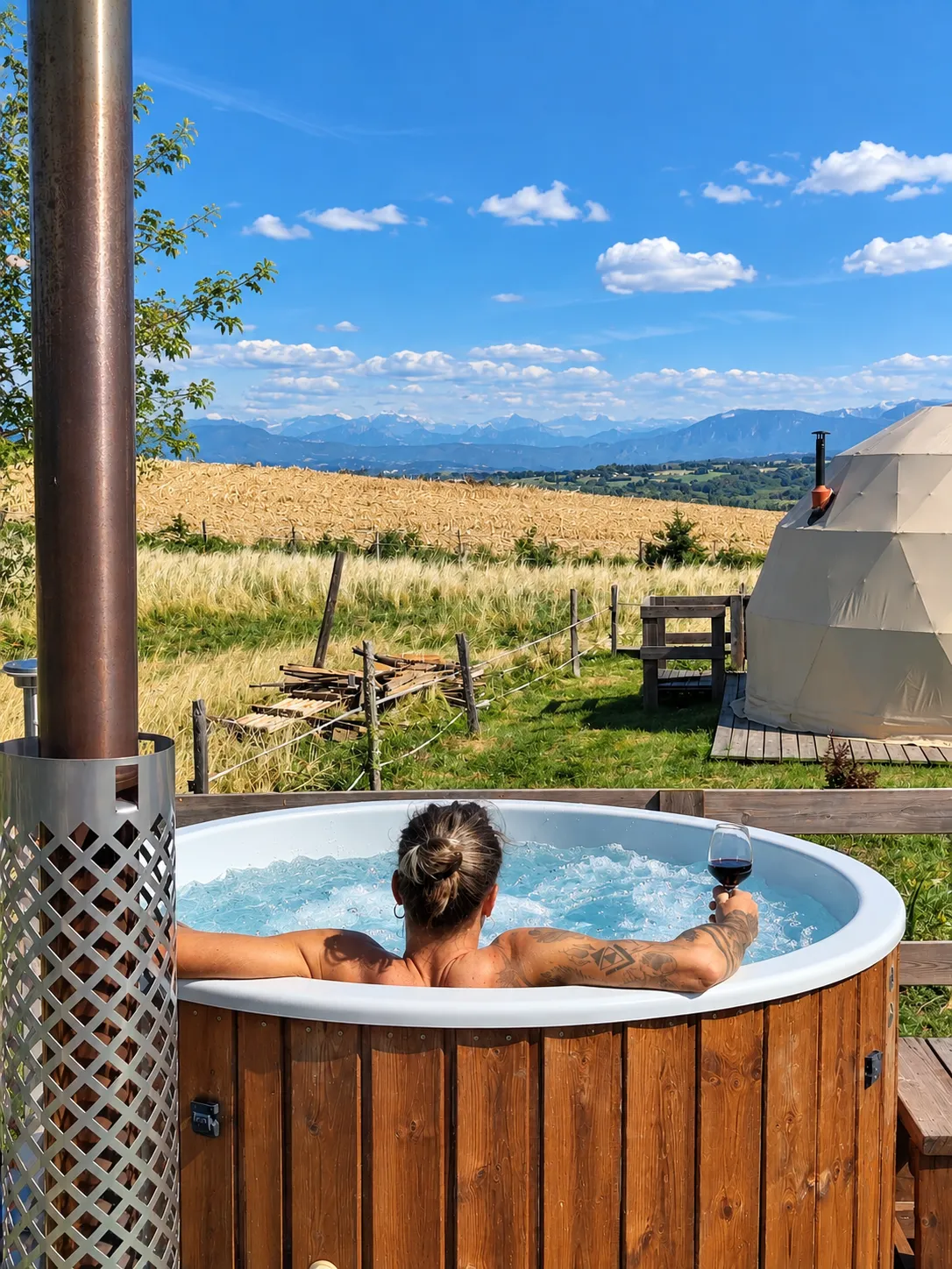 Yourte Zen et bain nordique, Biol : image 4