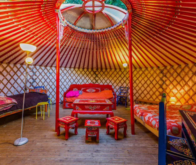 Yourtes du camping de Kerlaudy, Plouénan : image 3